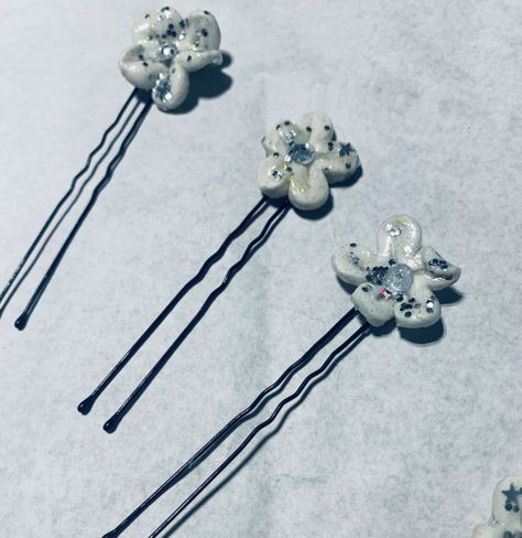 flores de porcelana para el pelo diseño exclusivo hecho a mano-2