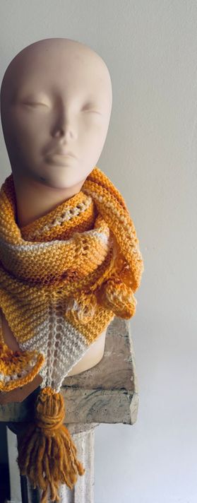 bufanda cuello y gorro hecho a mano diseño exclusivo-1