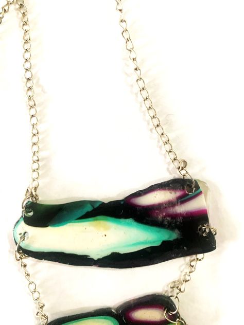 collar de arcilla polimérica hecho a mano diseño exclusivo-1