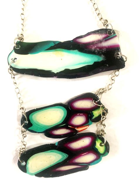 collar de arcilla polimérica hecho a mano diseño exclusivo-2