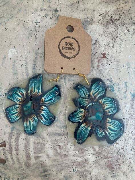 aros de arcilla polimérica hechos a mano diseño exclusivo-0