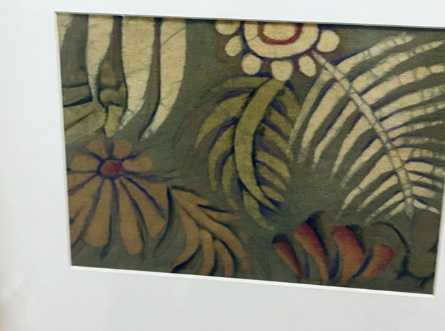 Cuadro hecho a mano en batik diseño exclusivo-2