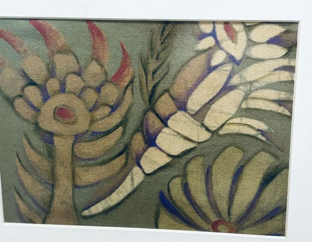 Cuadro hecho a mano en batik diseño exclusivo-3