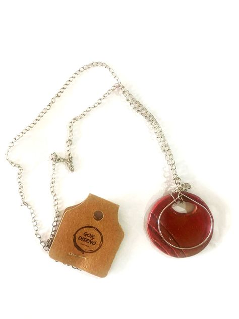 collar de porcelana hecho a mano diseño exclusivo-0