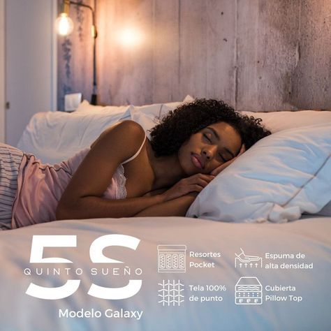 Cama Europea Galaxy 2 Plazas + Respaldo Capitoné Madera Negro-1