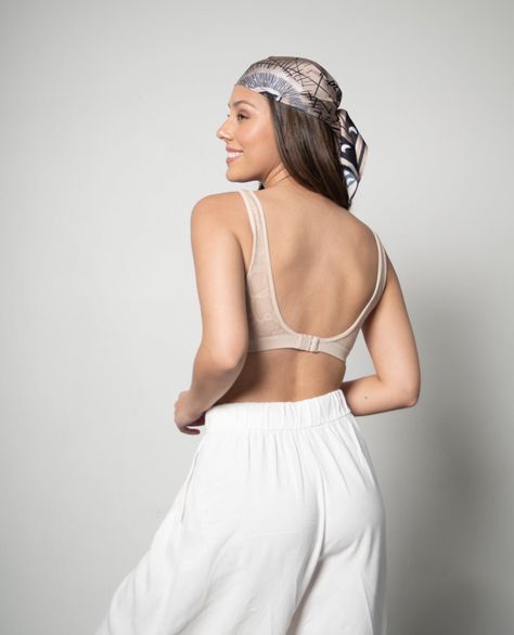 Bralette Laura Snake Fondo Latte Talla única-1