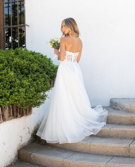 Vestido Largo de Novia Carmina Blanco-1