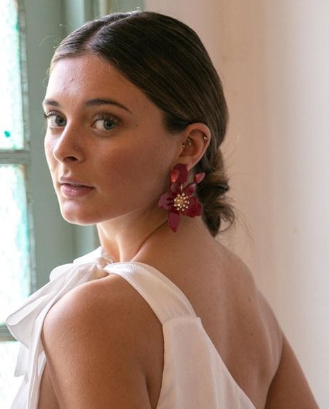 AROS MAXI FLOR Y BRILLO BURDEO-0