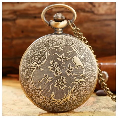 RELOJ BOLSILLO DAD CUARZO COLGANTE RETRO NC19 -3