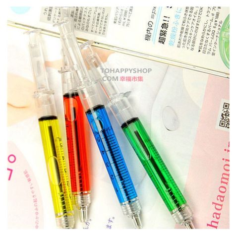 combo 12 lapiz jeringa colores surtidos aa06-2