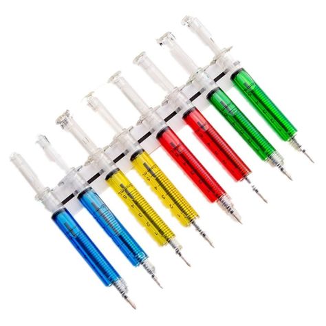 combo 12 lapiz jeringa colores surtidos aa06-0