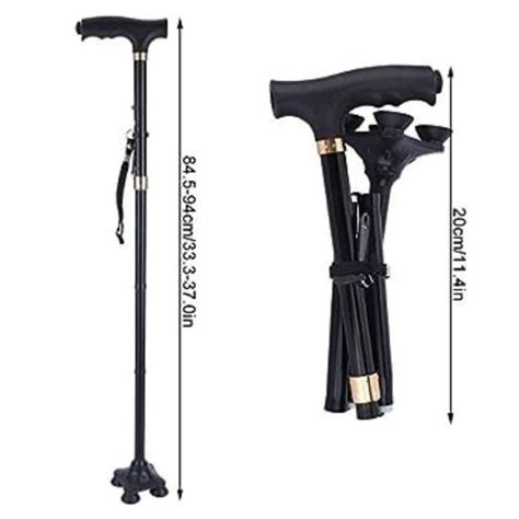 Baston Flexible Plegable e iluminacion Mx33-6
