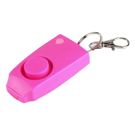 ALARMA PERSONAL LLAVERO AVISO SONIDO DAMA 130DB ANTI ROBO  AI48-0