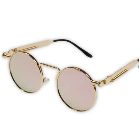 Lentes de sol retro Punk lennon Rose + estuche My07-3