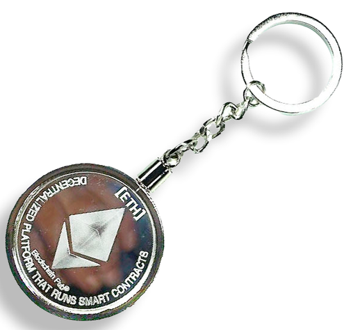 LLAVERO ETHEREUM EXCLUSIVO ALTA CALIDAD DE LUJO. AJ99-2