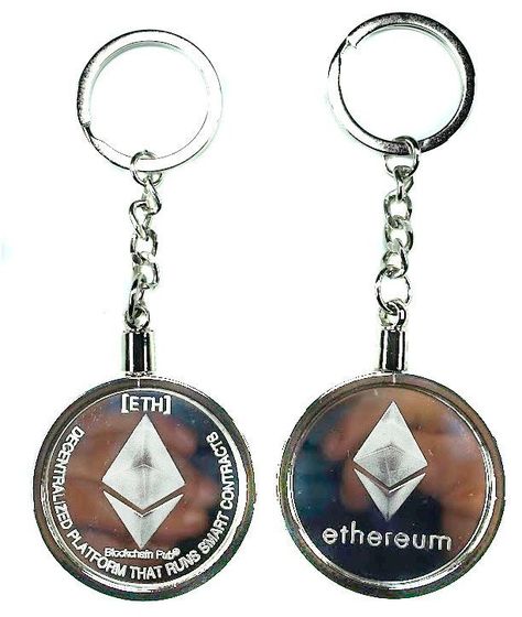 LLAVERO ETHEREUM EXCLUSIVO ALTA CALIDAD DE LUJO. AJ99-1