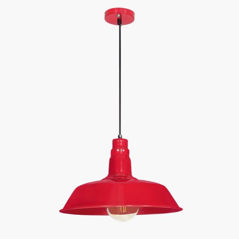 Lámpara de Colgar ISI Rojo-4