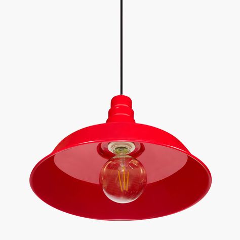 Lámpara de Colgar ISI Rojo-6