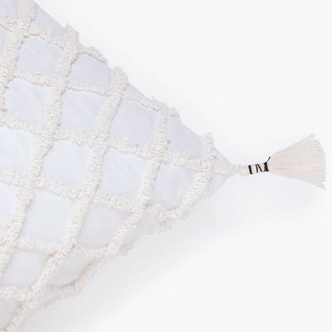 Funda Cojin algodón Royal 60x30 Blanco-1