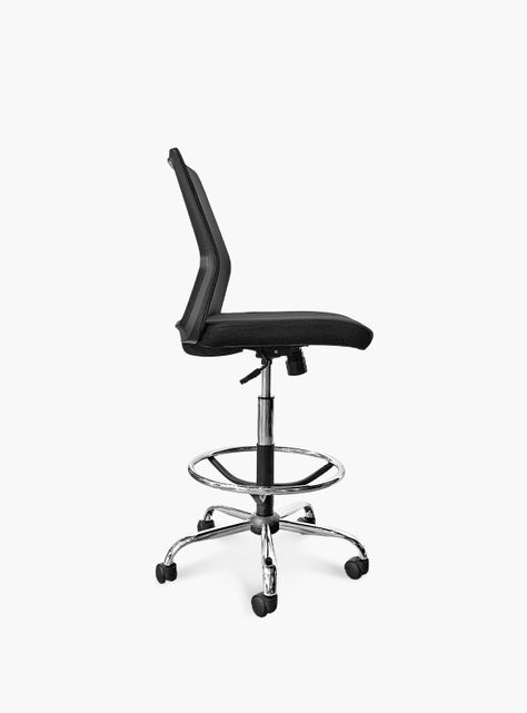 Silla Oficina Cuba Media sin Brazos con Aro Cajero-2