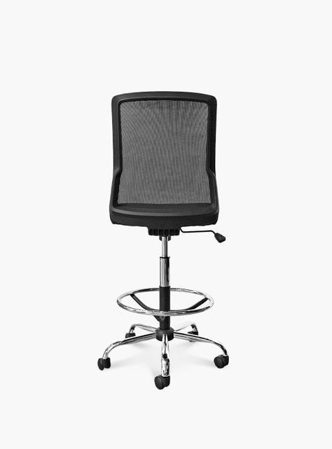 Silla Oficina Cuba Media sin Brazos con Aro Cajero-3