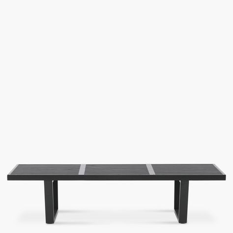 Banqueta de Madera Nelson (Réplica) Negro-0