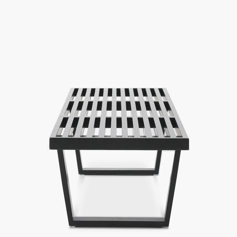 Banqueta de Madera Nelson (Réplica) Negro-3