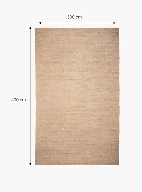 Alfombra Yute Sahara 300x400 Crudo-3