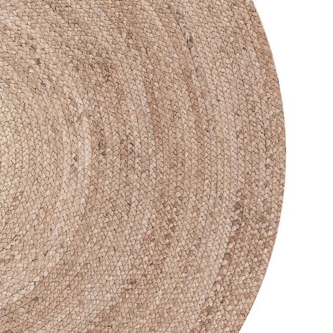 Alfombra redonda Yute Gobi ⌀160 Natural-2