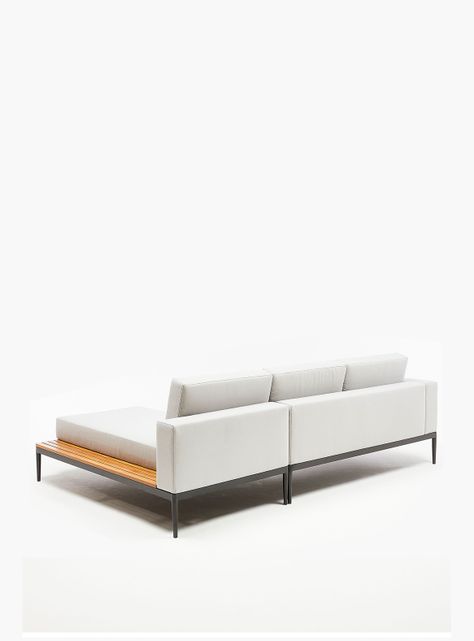 Seccional 2C + Chaise Derecho Long Bay Gris-4