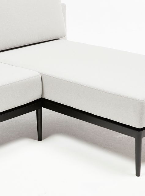 Seccional 2C + Chaise Derecho Long Bay Gris-9