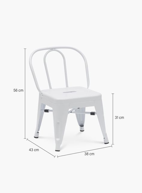 Silla Infantil Aria Blanco-5
