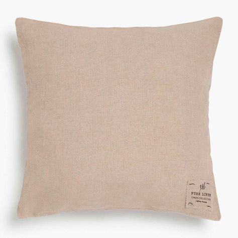 Funda Cojin Lino 60x60 Natural-0