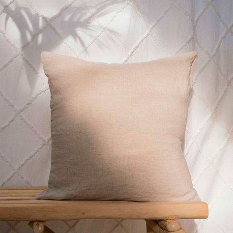 Funda Cojin Lino 60x60 Natural-1