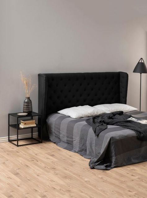 Mesa Lateral Newton con repisa Negro-1