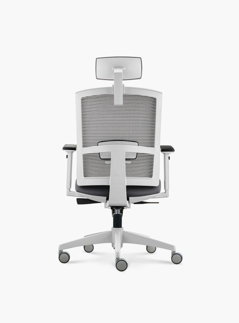 Silla Oficina Taylor Pro Gris Claro con cabecero-4