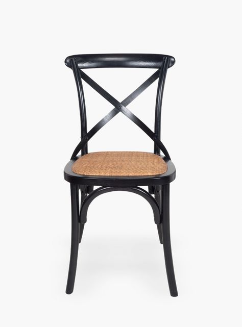 Silla Madera Tradition Rattan Negro-2