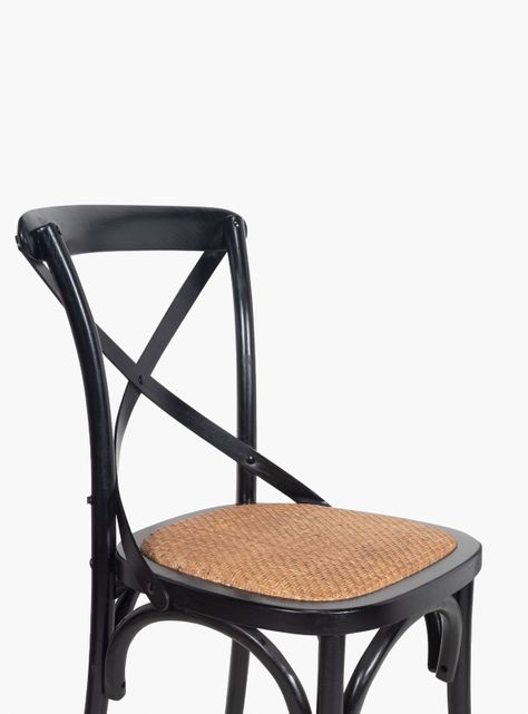 Silla Madera Tradition Rattan Negro-3