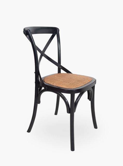 Silla Madera Tradition Rattan Negro-4