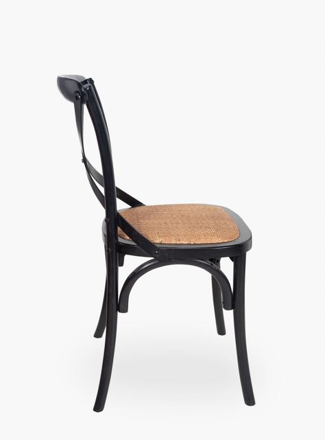 Silla Madera Tradition Rattan Negro-5