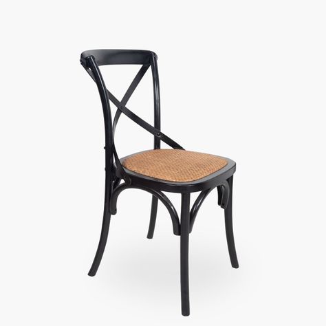 Silla Madera Tradition Rattan Negro-6