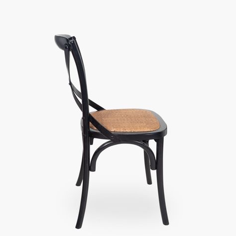 Silla Madera Tradition Rattan Negro-7