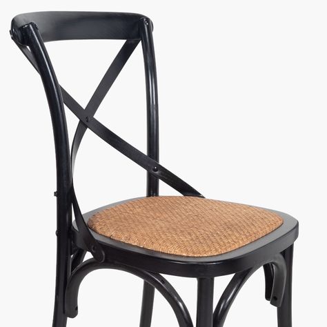 Silla Madera Tradition Rattan Negro-8