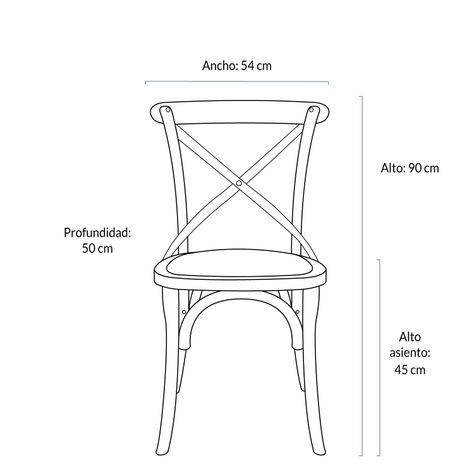 Silla Madera Tradition Rattan Negro-9