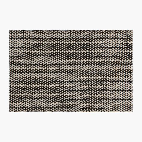 Alfombra Algodon Nepal 170x240 Negro-1