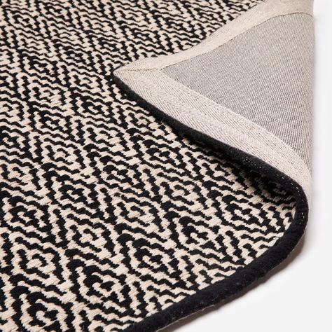 Alfombra Algodon Nepal 170x240 Negro-4