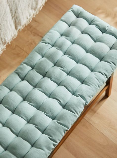 Cojin Banqueta Algodón Gavema 120x40 Verde Claro-1