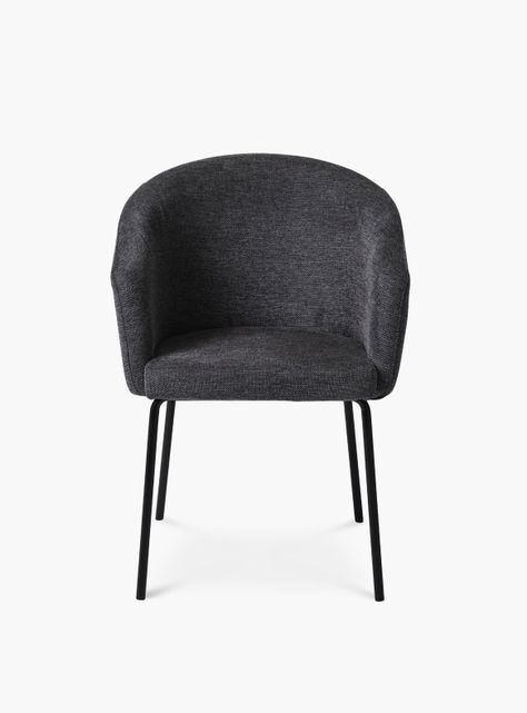 Silla Tapiz Easton Gris Oscuro-0