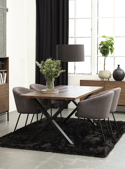 Silla Tapiz Easton Gris Oscuro-1