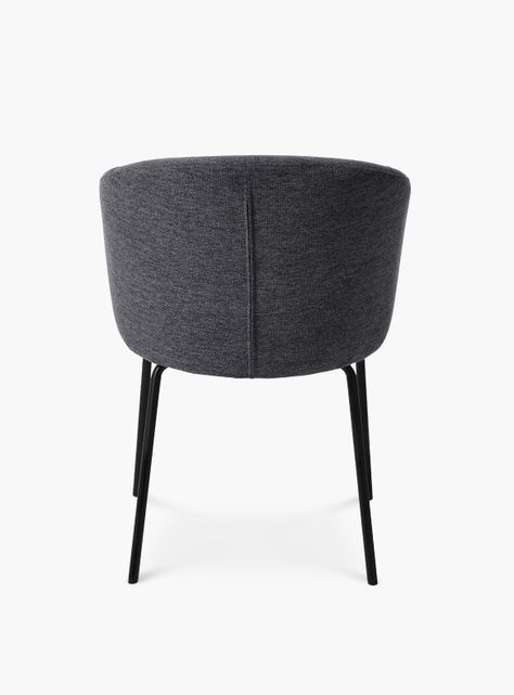 Silla Tapiz Easton Gris Oscuro-5